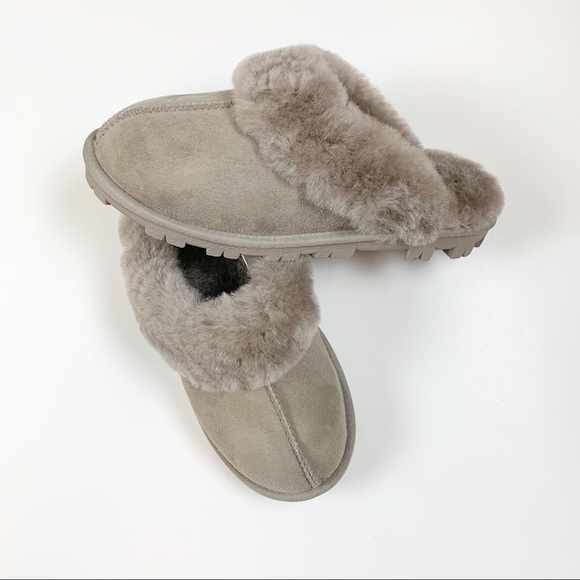 Kirkland Signature Shoes - KIRKLAND Signature Shearling gray suede slipper